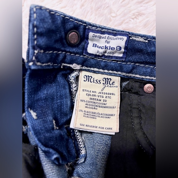 Buckle Miss Me / Vintage Denim / Boot Cut / Blue Jeans / 26 - Picture 9 of 10